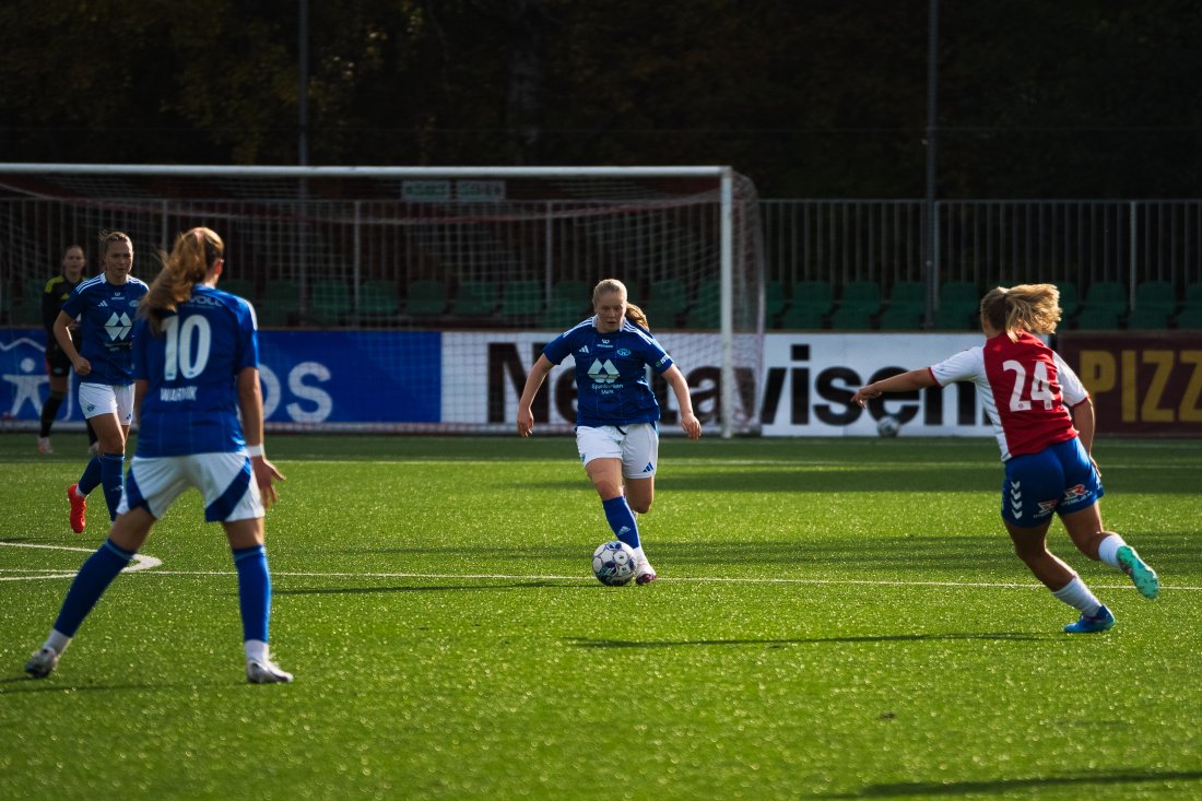 Midtbanespilleren fra Ørsta i aksjon i bortekampen mot KFUM Oslo i fjor!