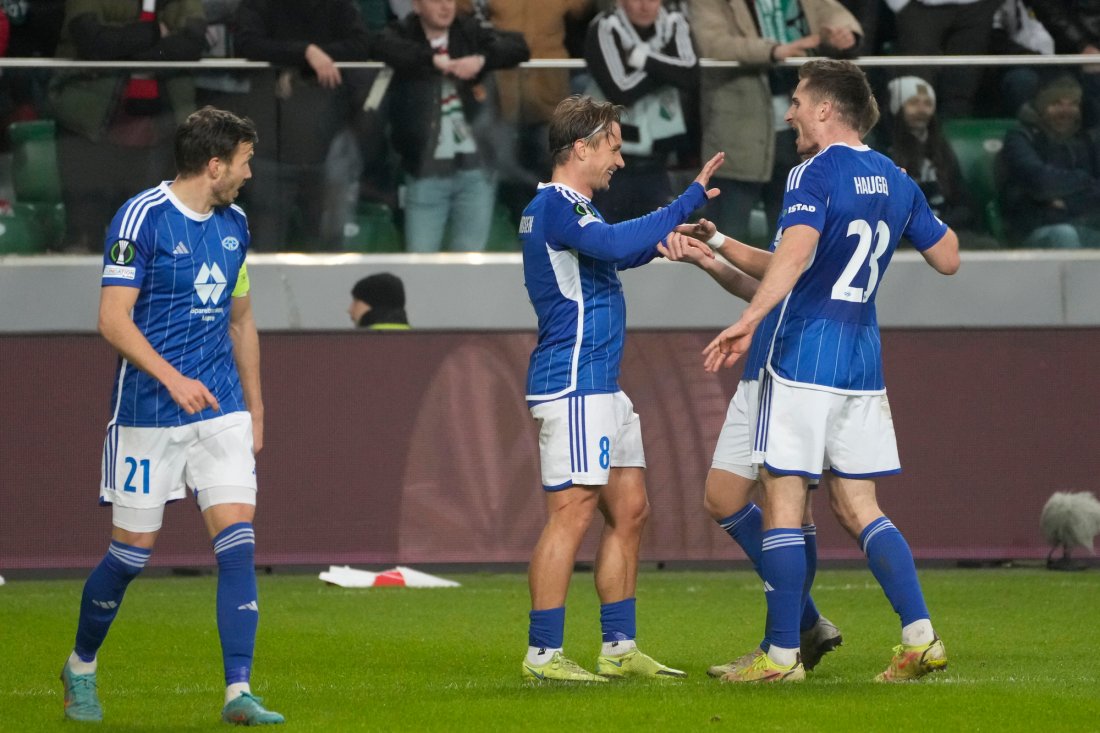 Fredrik Gulbrandsen fortsetter å score mot Legia! Foto: Czarek Sokolowski / AP Photo/NTB